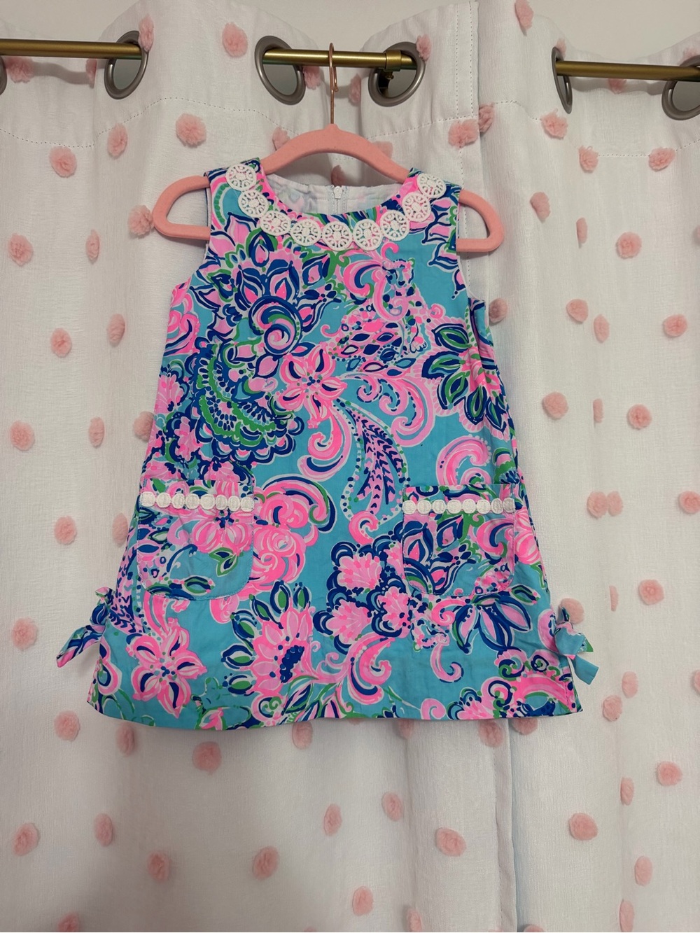 Lilly Pulitzer toddler Girls shift Dress in jungle sunrise